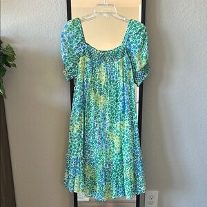 Floral Puff Sleeve Dress